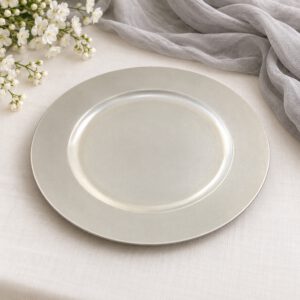 Platzteller Silberfarben
