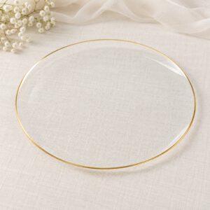 Platzteller goldener Rand