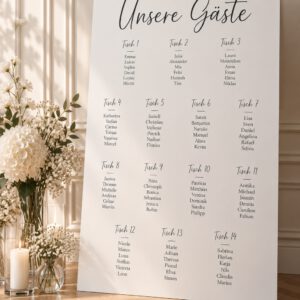 Sitzplan Elegance White